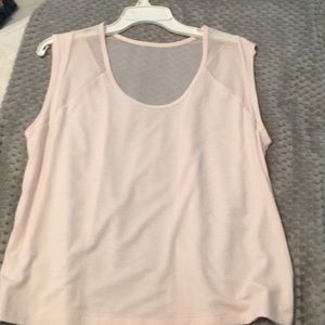 Blush pink workout tank